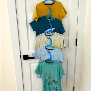 Tea Collection Boys Graphic Tees Lots - Yellow, Teal, Cream, Light Blue, Green